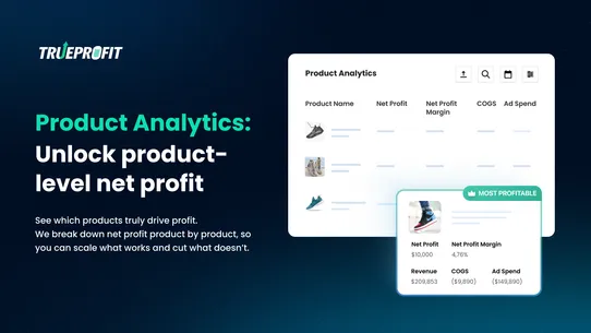 TP: True Profit Analytics screenshot