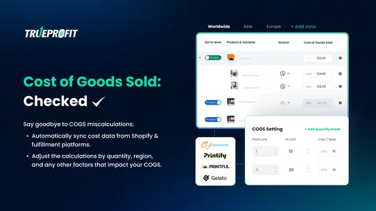 TP: True Profit Analytics screenshot