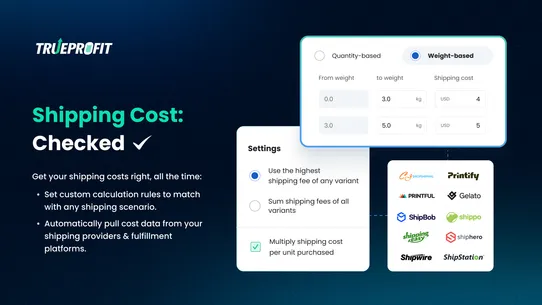 TP: True Profit Analytics screenshot