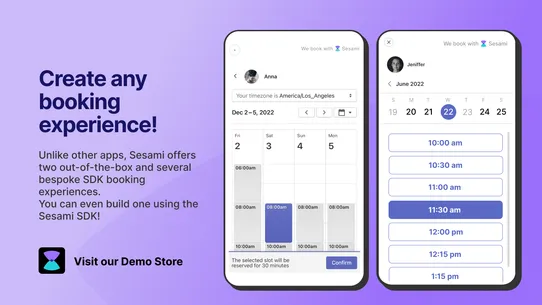 Sesami Booking App screenshot