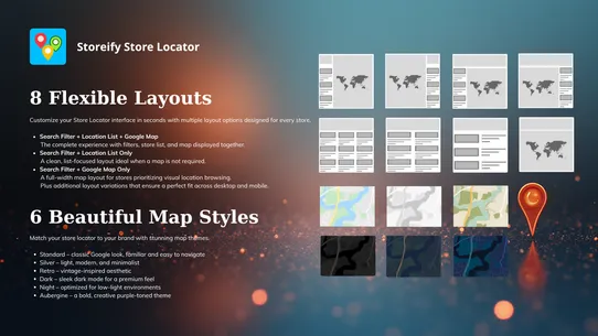 S: Store Locator screenshot