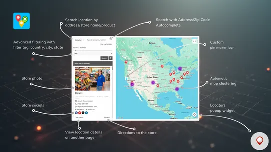 S: Store Locator screenshot