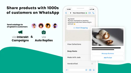 Interakt ‑ Sell on WhatsApp screenshot