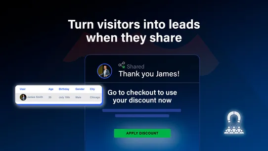 Eruption:Share&amp;Lead Generation screenshot