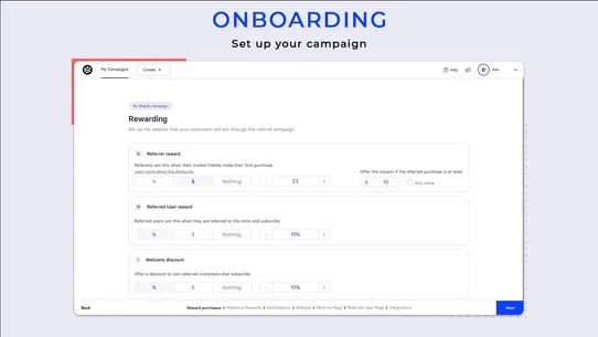 Viral Loops Referral Marketing screenshot