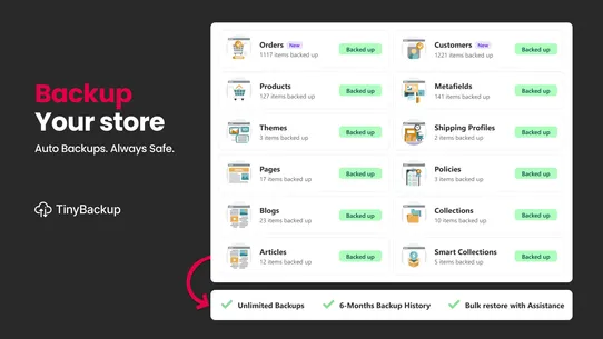 TinyBackup ‑ Backups &amp; restore screenshot