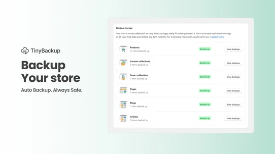 TinyBackup: Backups &amp; restore screenshot