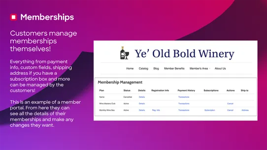 BOLD Memberships App screenshot