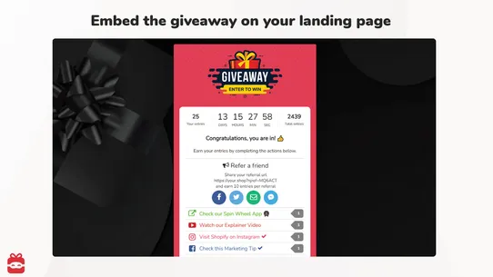 Giveaway Ninja • Giveaways screenshot