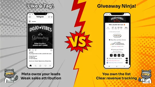 Giveaway Ninja • Giveaways screenshot