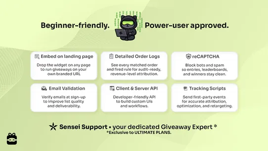 Giveaway Ninja • Giveaways screenshot