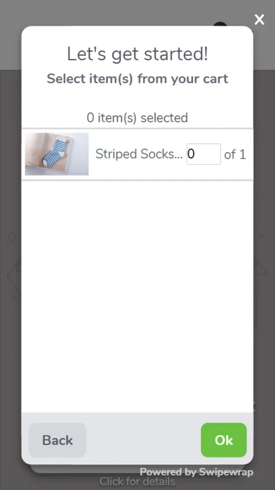 Swipewrap screenshot