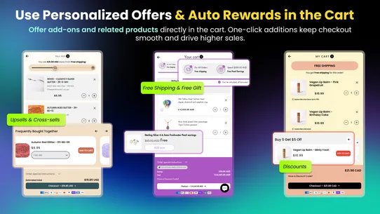 Flex Upsell Cart Auto Discount screenshot