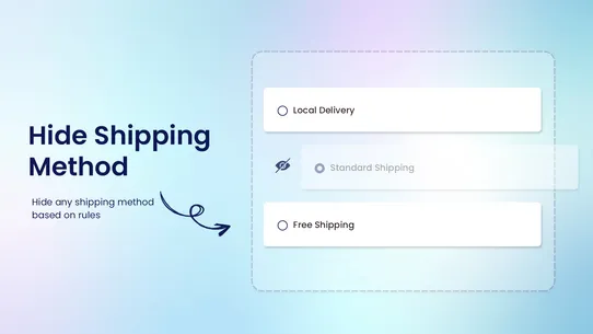 Shipfn: Hide shipping method screenshot