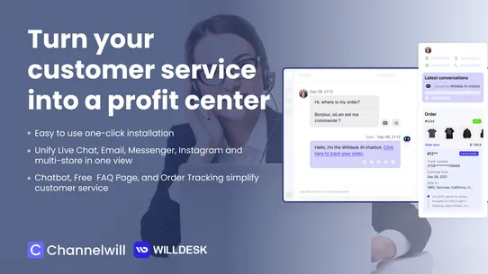 Willdesk: Live Chat&amp;AI Chatbot screenshot