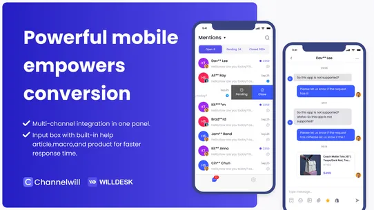 Willdesk: Live Chat&amp;AI Chatbot screenshot