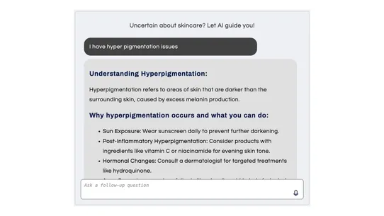 Skinny AI: GPT for Skincare screenshot