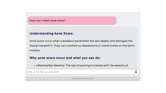 Skinny AI: GPT for Skincare screenshot