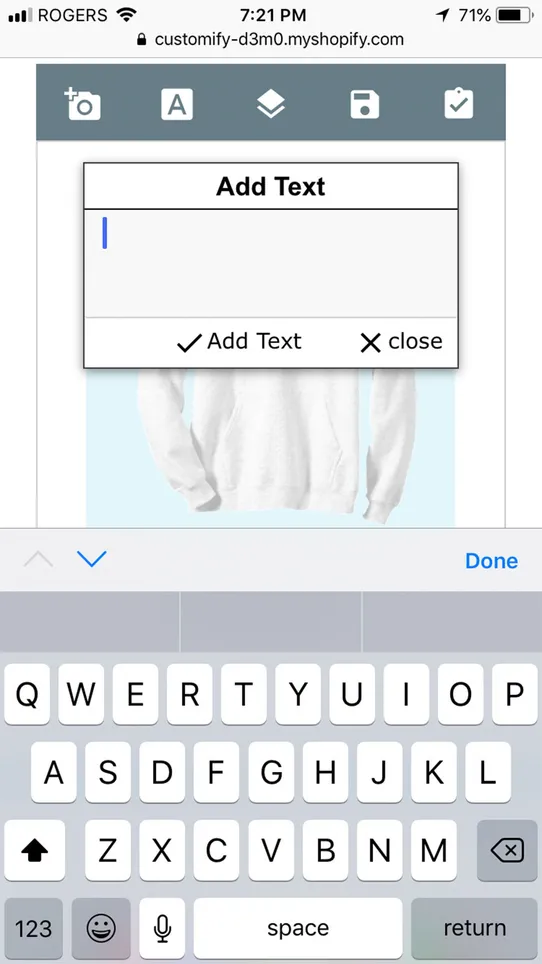 Customify ‑ Custom Product App screenshot