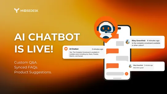Moose: AI Chatbot &amp; Live Chat screenshot