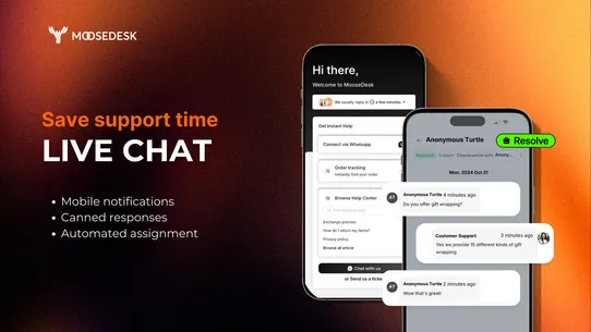Moose: AI Chatbot &amp; Live Chat screenshot