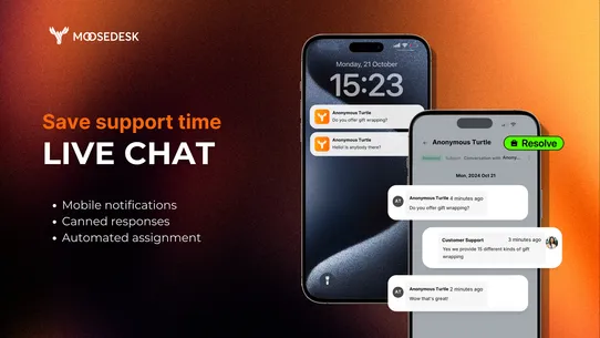 Moose: AI Chatbot &amp; Live Chat screenshot