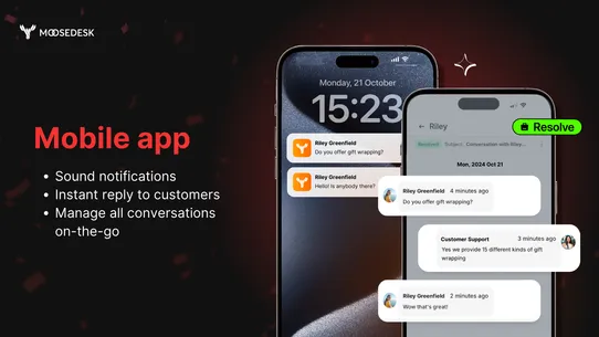 Moose: Live Chat WhatsApp, FAQ screenshot