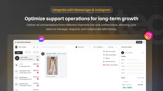 Moose: AI Chatbot &amp; Live Chat screenshot