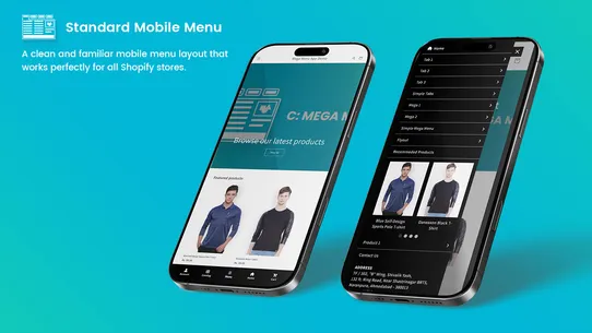 C: Mega Menu screenshot