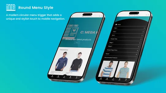 C: Mega Menu screenshot