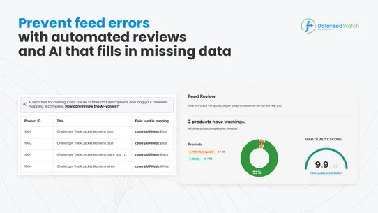Data Feed Watch Shopping Feeds screenshot