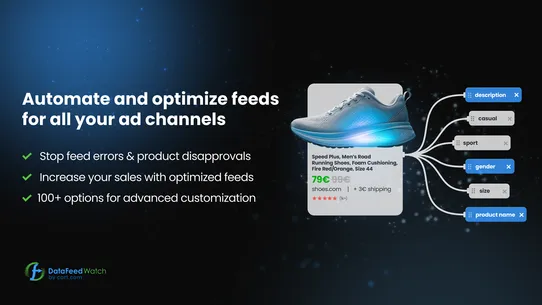 Data Feed Watch Shopping Feeds screenshot