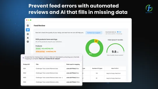 Data Feed Watch Shopping Feeds screenshot