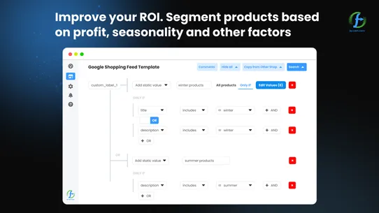 Data Feed Watch Shopping Feeds screenshot