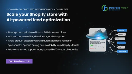 Data Feed Watch Shopping Feeds screenshot