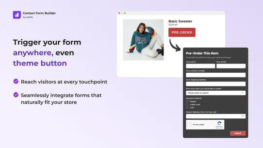 qikify Contact Form Builder screenshot