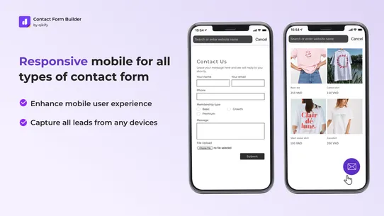 qikify Contact Form Builder screenshot