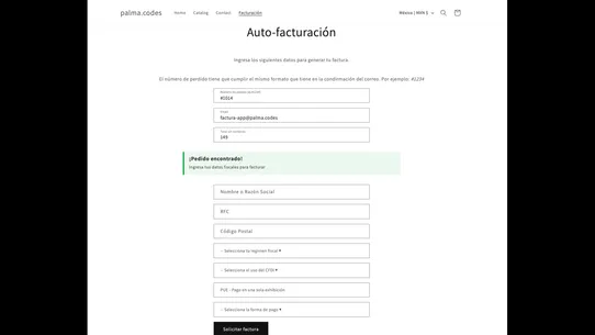 Palma ‑ Facturación screenshot