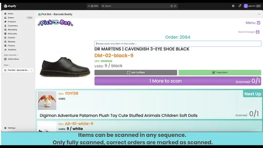 Pick Bot ‑ Barcode Buddy screenshot