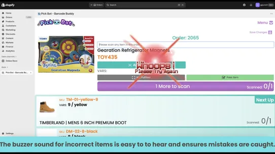 Pick Bot ‑ Barcode Buddy screenshot