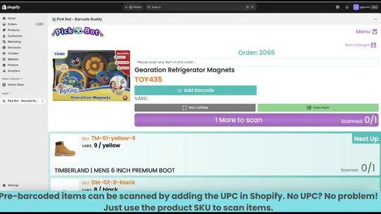 Pick Bot ‑ Barcode Buddy screenshot