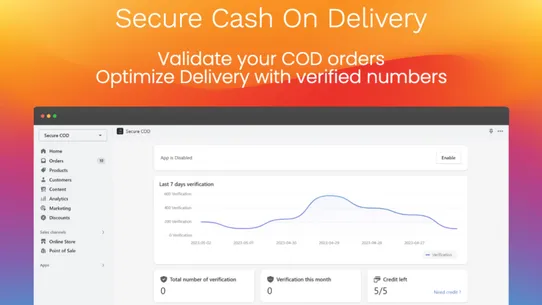 Secure Cash on Delivery screenshot