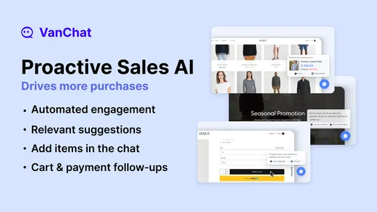 VanChat AI Chatbot &amp; Live Chat screenshot
