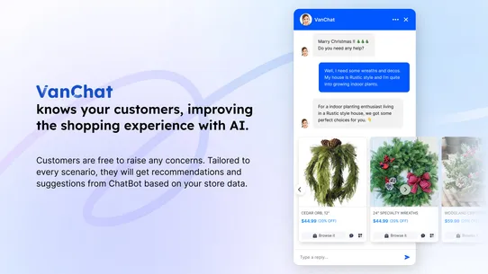 VanChat AI ChatBot &amp; Live Chat screenshot