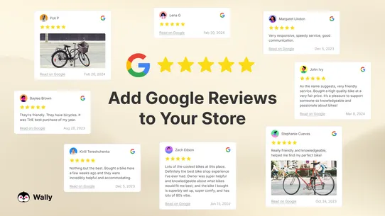 Wally – Google Reviews screenshot