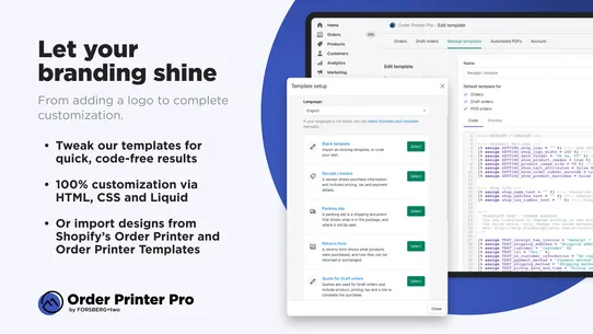 Order Printer Pro: Invoice App screenshot