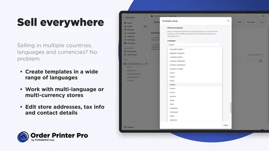 Order Printer Pro: Invoice App screenshot