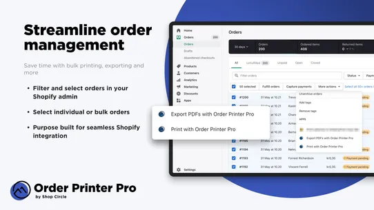 Order Printer Pro: Invoice App screenshot