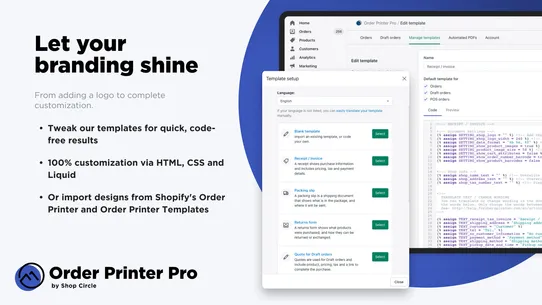 Order Printer Pro: Invoice App screenshot