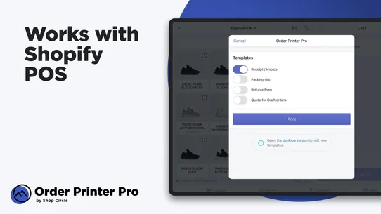 Order Printer Pro: Invoice App screenshot